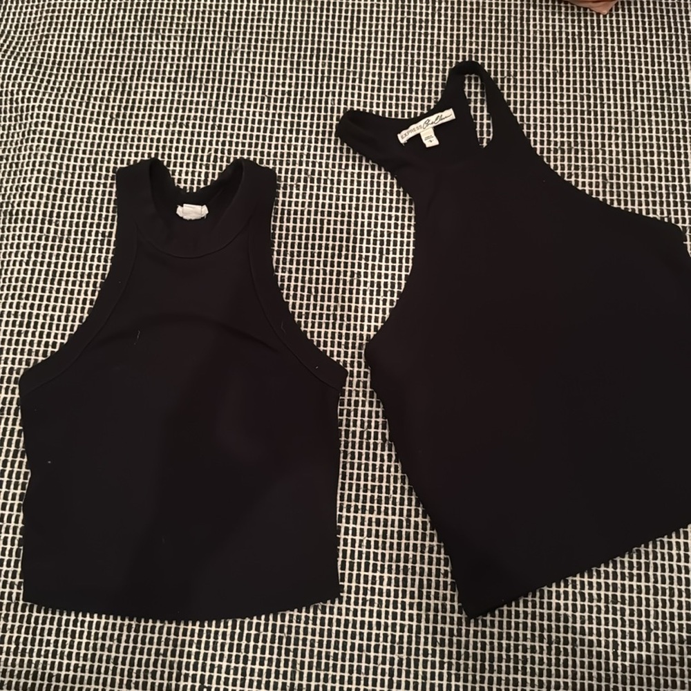 Black Sleeveless Women's Top bundle - 2 shirts